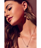 Adorable Glam Rhinestone Heart Duster Earrings