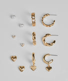 Immense Charm Six-Pack Earrings Set