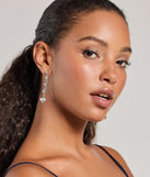 Elegant Era Rhinestone Duster Earrings