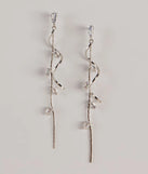 Get inspired with the Glow For You Rhinestone Linear Twist Earrings, a feed-worthy silver piece that’s part of Windsor's updated and curated women’s clothing edit packed with must-have fall outfit ideas.