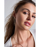 True Bliss Rhinestone Bow Earrings