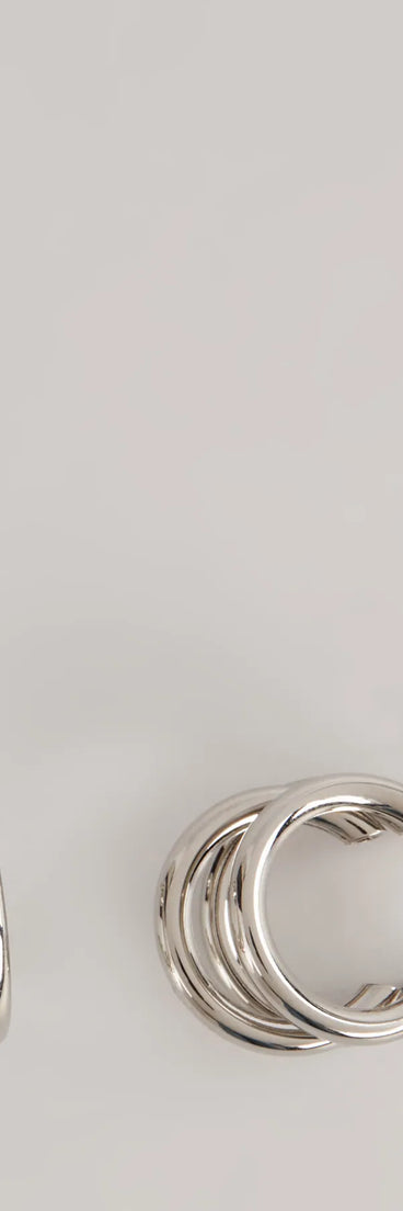 Back To Basics Triple Hoop Earrings