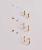 
Upgrade your style game for 2025 with the In The Details Six Pack Earrings Set in gold, perfect for any fashion-forward wardrobe.