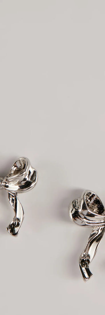 Cute Muse Bow Stud Earrings