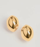 Chic Moment Bubble Hoop Earrings