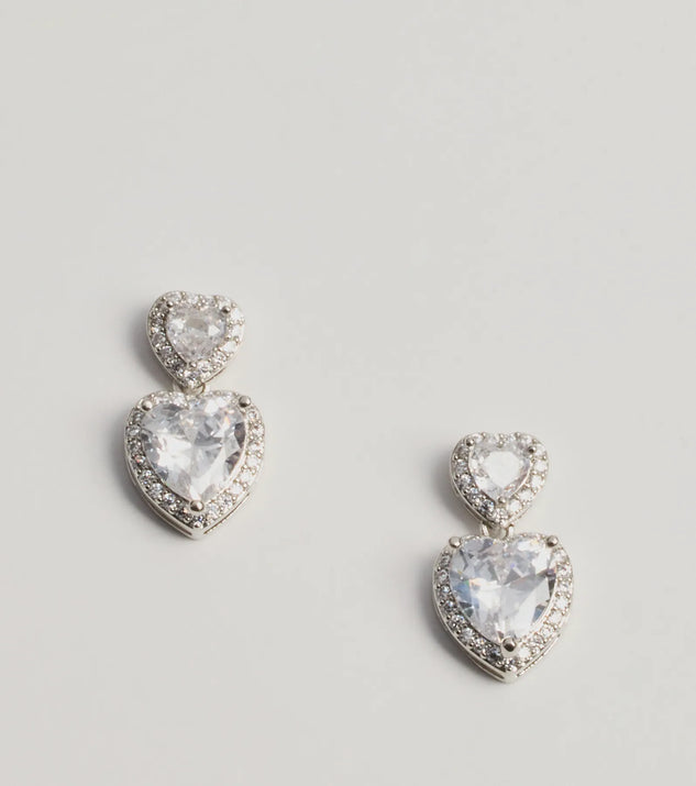 
Upgrade your style game for 2025 with the Glitzy Love Cubic Zirconia Heart Drop Earrings in silver, perfect for any fashion-forward wardrobe.