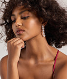Luxe Stunner Crystal Duster Earrings