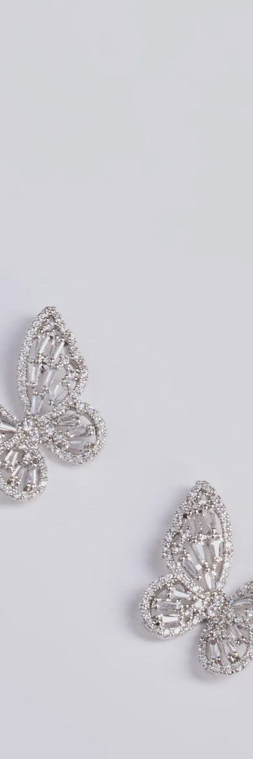 Get inspired with the Luxe Charm Cubic Zirconia Butterfly Stud Earrings, a feed-worthy silver piece that’s part of Windsor's updated and curated women’s clothing edit packed with must-have fall outfit ideas.