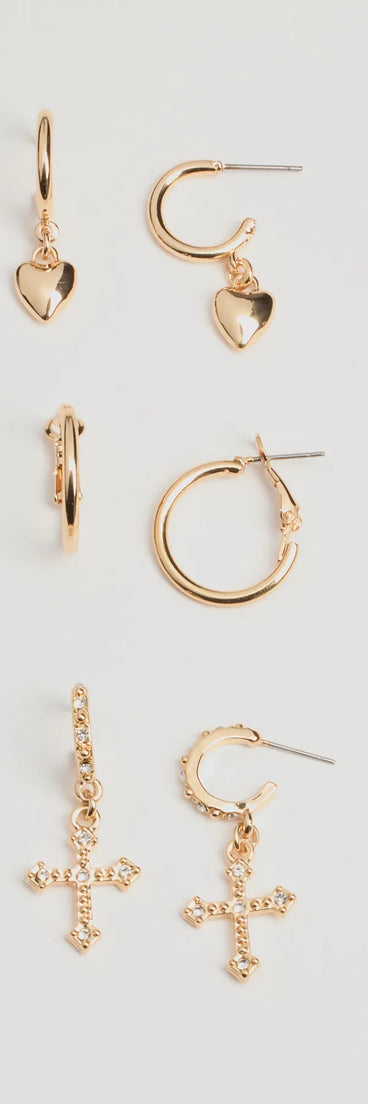 
Upgrade your style game for 2025 with the Chic And Trendy Huggie Hoop Earrings Set in gold, perfect for any fashion-forward wardrobe.