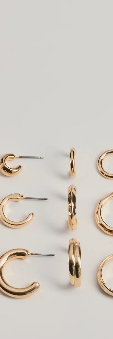 The Essential Six-Pack Mini Metal Hoops Pack