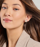 Gleaming Charm Rhinestone Three-Pack Earring Set, a trendy gold addition to women's going-out outfits, is ideal for Christmas party outfits, chic NYE attire, or winter night-out looks that keep you on-trend!