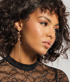 Sparkle Elegance Rhinestone Chain Earrings