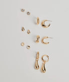 
Upgrade your style game for 2025 with the Glam Vibes Only Six-Pack Earrings Set in gold, perfect for any fashion-forward wardrobe.