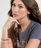 Simple Glam Long Chain Earrings
