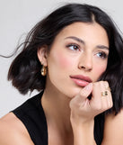 Bold Glam Geometric Hoop Earrings