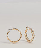 
Upgrade your style game for 2025 with the Perfect Shine Rhinestone Hoop Earrings in gold, perfect for any fashion-forward wardrobe.