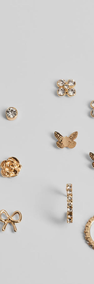 Adorable Details Six-Pack Earrings Set