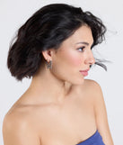 Glam Aura Butterfly Outline Huggie Earrings