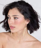 Charming Beauty Metal Tassel Earrings
