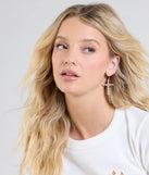 Classically Stunning Gemstone Cross Earrings