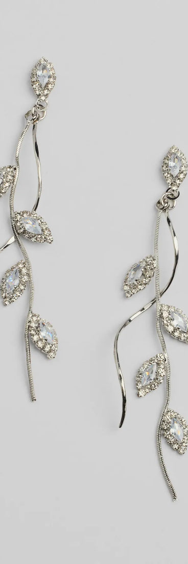 Get inspired with the Elegant Nature Rhinestone Leaf Twist Earrings, a feed-worthy silver piece that’s part of Windsor's updated and curated women’s clothing edit packed with must-have fall outfit ideas.