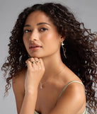 Delightful Glimmer Butterfly Twist Earrings
