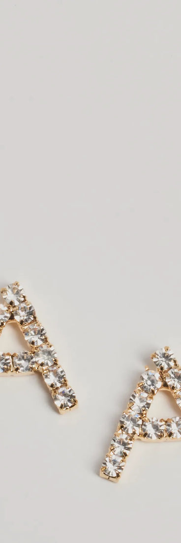 Get inspired with the A Initial Rhinestone Stud Earrings, a feed-worthy gold piece that’s part of Windsor's updated and curated women’s clothing edit packed with must-have fall outfit ideas.