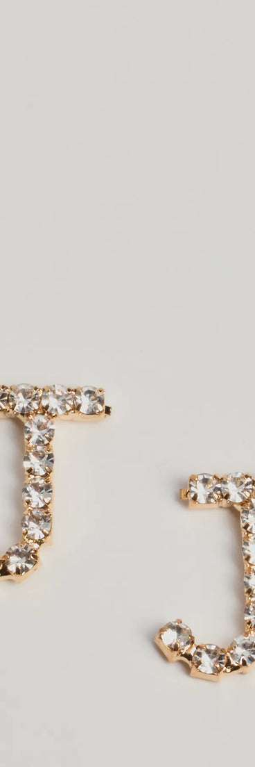 Get inspired with the J Initial Rhinestone Stud Earrings, a feed-worthy gold piece that’s part of Windsor's updated and curated women’s clothing edit packed with must-have fall outfit ideas.