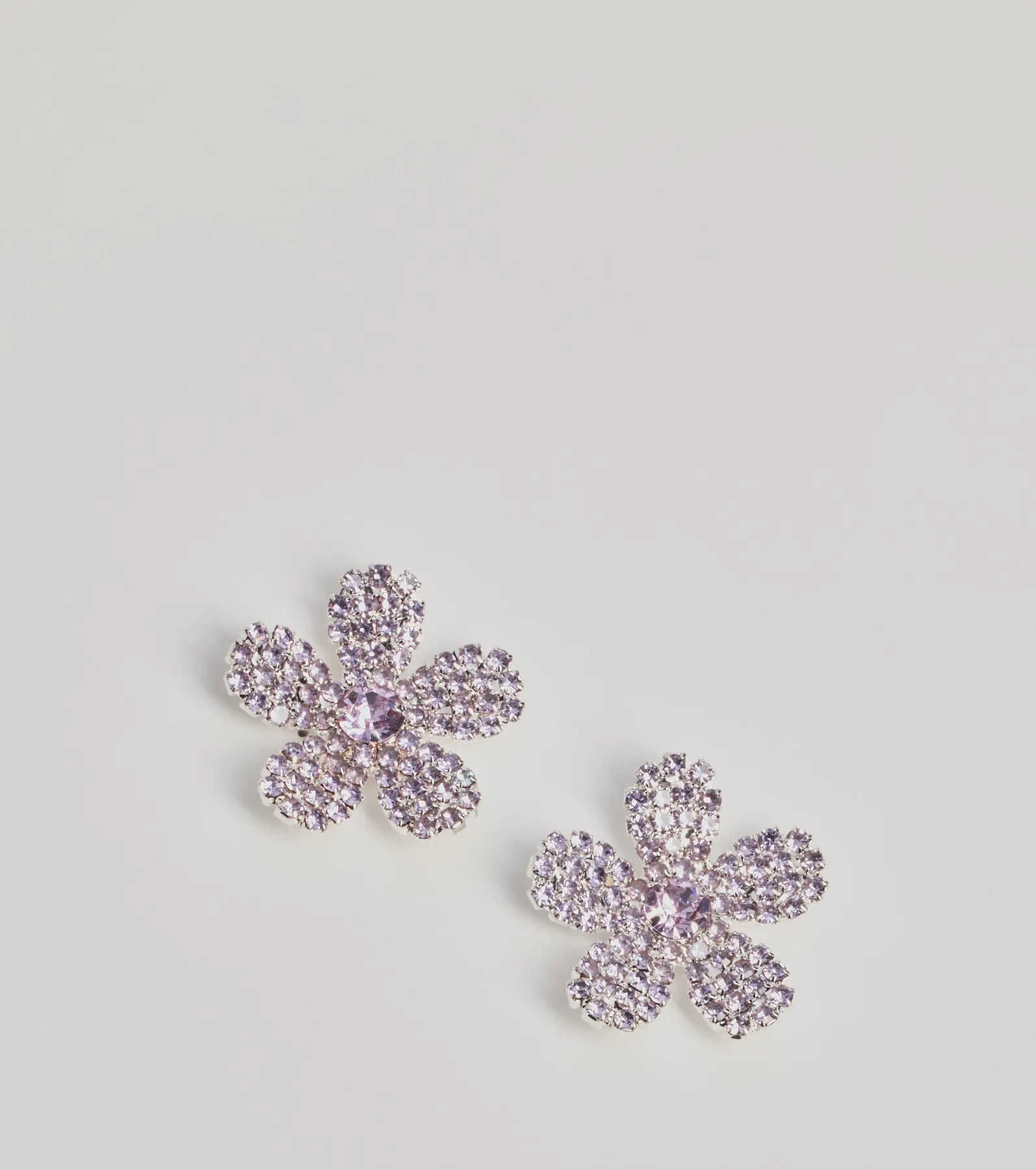 Glam Beauty Rhinestone Flower Stud Earrings | Windsor Glam Beauty Rhinestone Flower Stud Earrings | Windsor