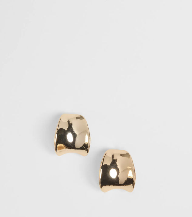 Get inspired with the Vibe With Me Curved Half Hoop Earrings, a feed-worthy gold piece that’s part of Windsor's updated and curated women’s clothing edit packed with must-have fall outfit ideas.