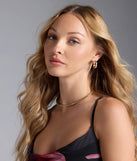 Trendy Mood Three-Pack Hoop Earrings Set