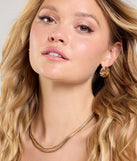 Always Glowing Statement Earrings