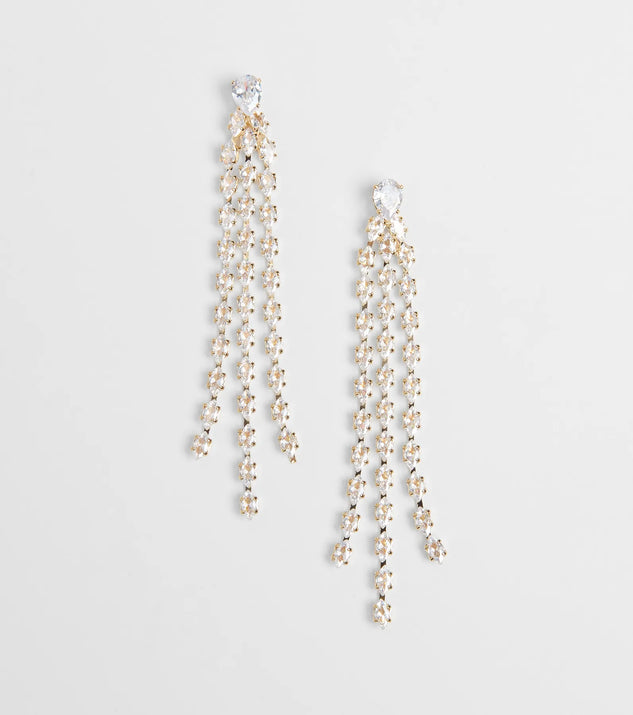 Style So Divine Chandelier Fringe Earrings