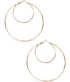 Double Hoop Earrings