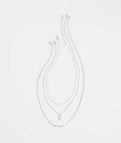 Perfectly Pretty Three Pack Necklace Set