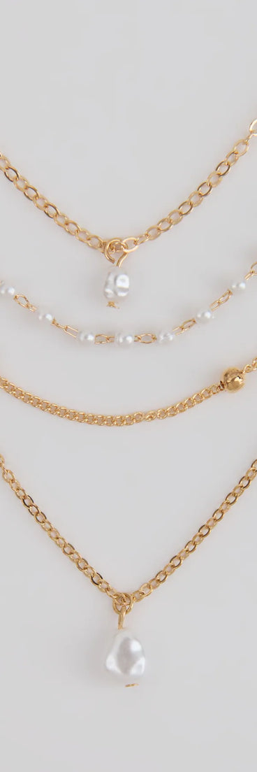 Delicately Chic Pearl Layered Necklace