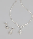 Elegance in Every Drop Necklace and Earrings Set