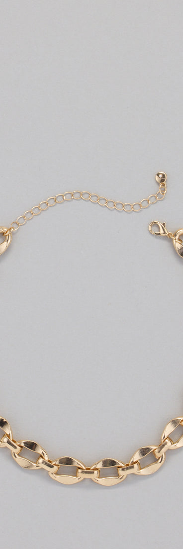 Luxe Statement Chunky Chain Necklace