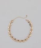 Luxe Statement Chunky Chain Necklace