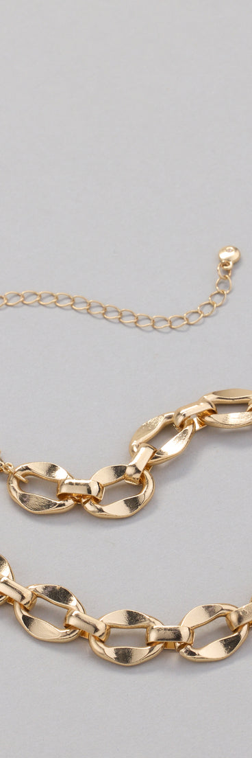 Luxe Statement Chunky Chain Necklace