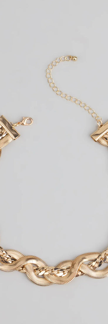 Always A Stunner Chunky Chain Necklace