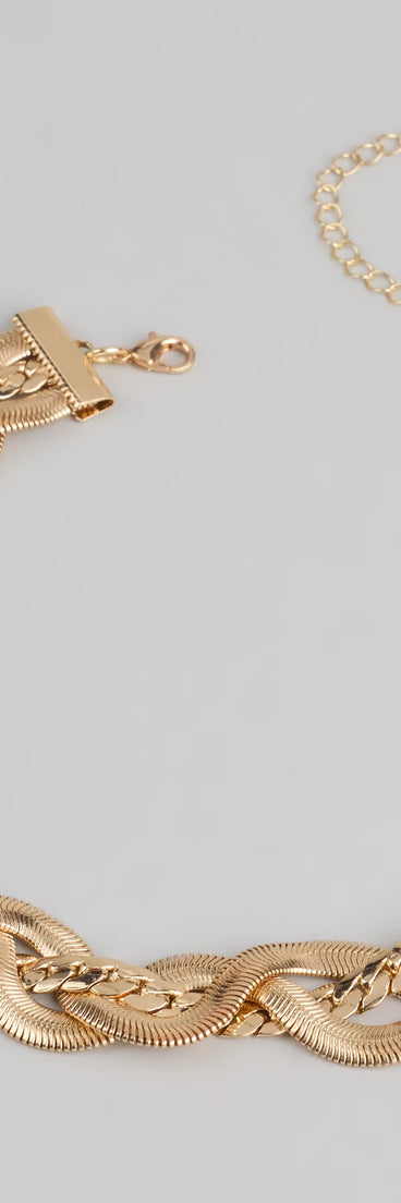 Always A Stunner Chunky Chain Necklace