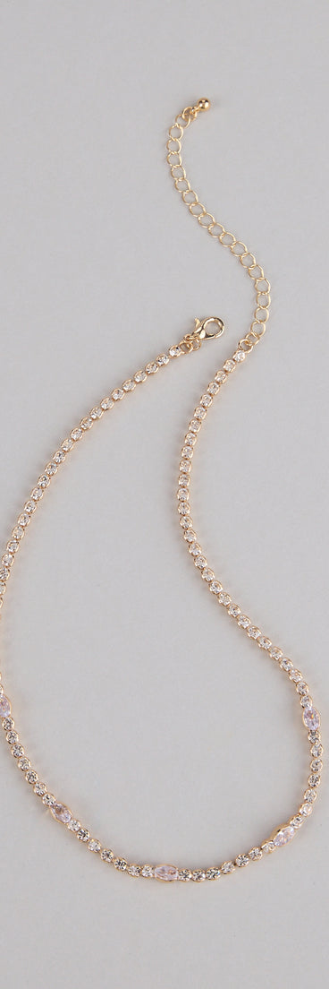 Extra Glow Rhinestone Necklace