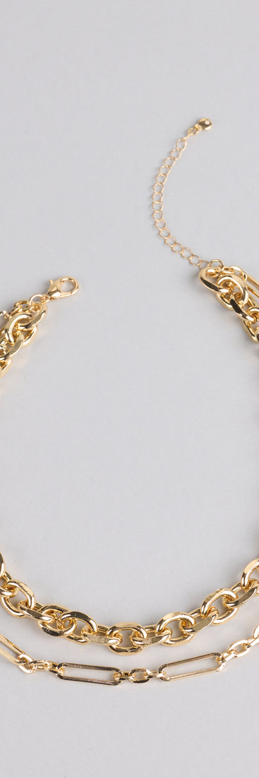 Links for Days Layered Chain Necklace