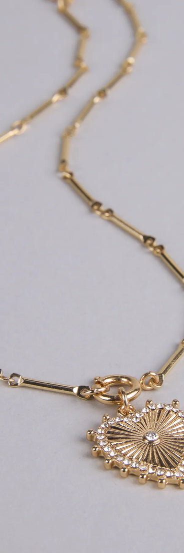 Heartfelt Energy Pendant Chain Necklace