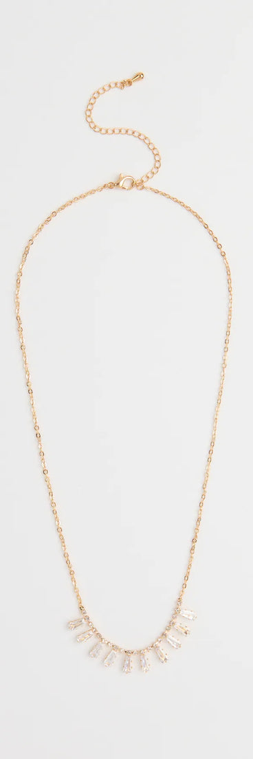 Instant Elevation Cubic Zirconia Charm Necklace