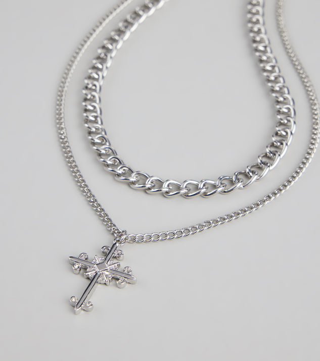 (⋆ᴗ͈ˬᴗ͈)” Double The Vibe Necklace Set | Windsor