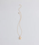 Coastal Chic Starfish Charm Necklace