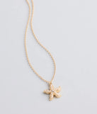Coastal Chic Starfish Charm Necklace