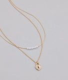 Dainty Heart Lock Charm Layered Necklace